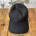 Gucci Black GG Monogram Hat Sz XL