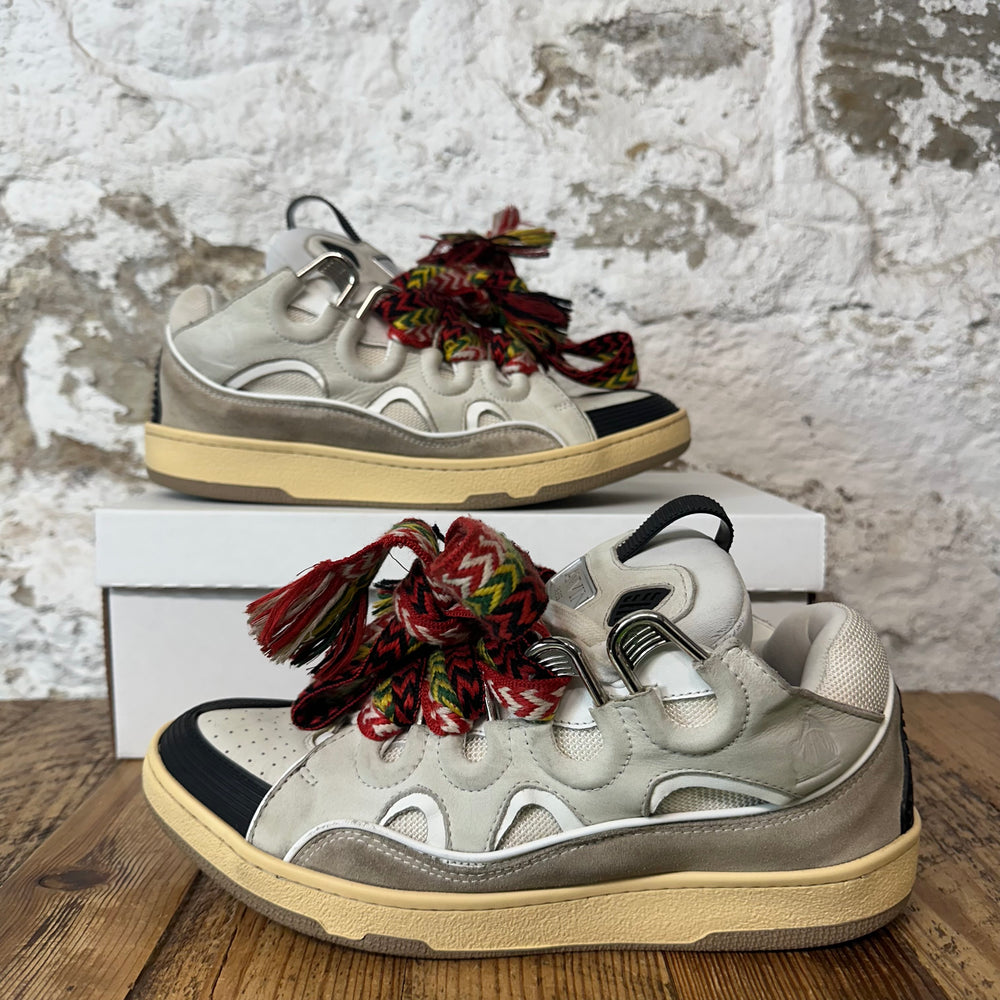 Lanvin Curb Multicolor Lace Grey Sneaker Sz 9 (42)