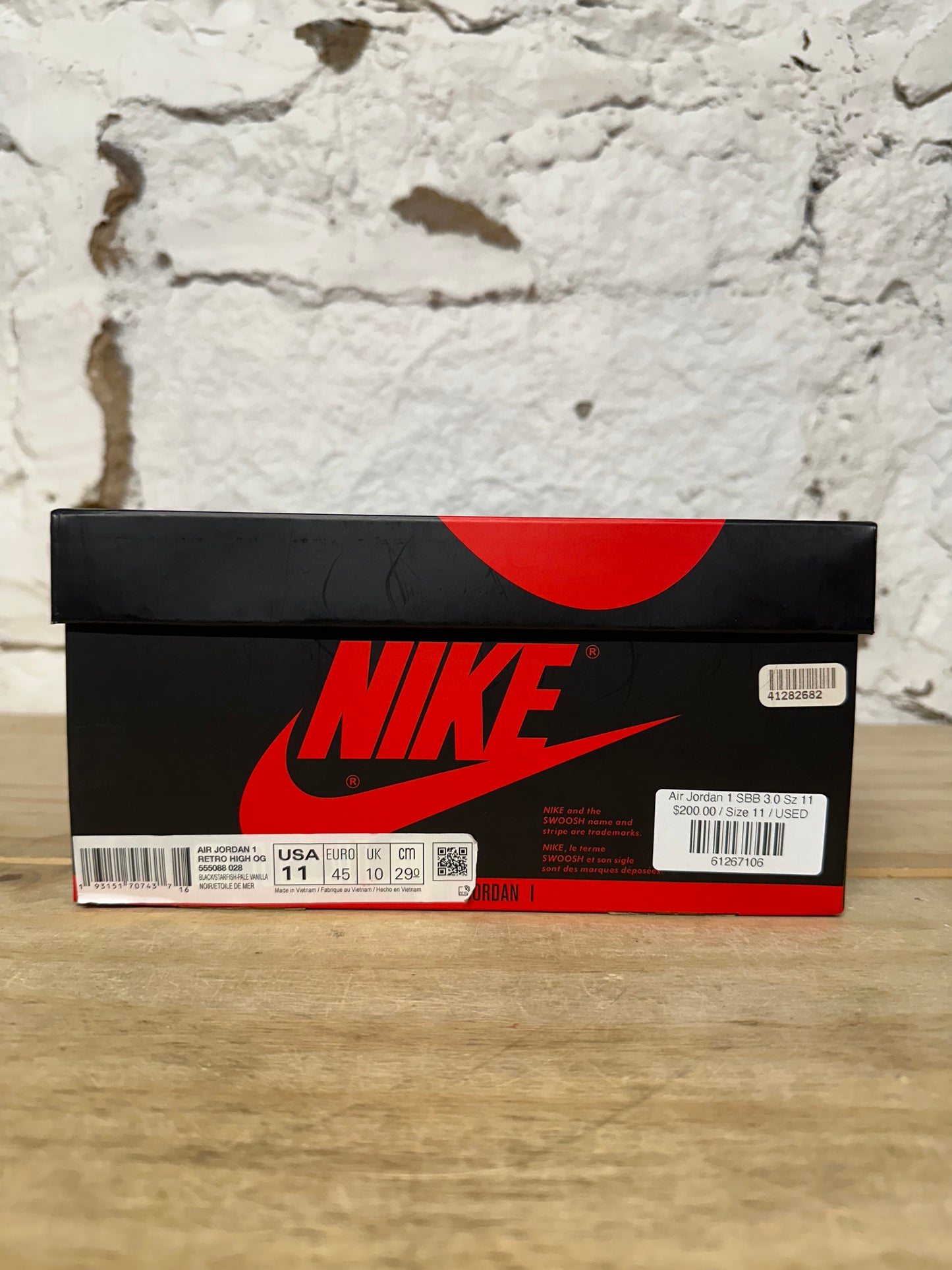 Air Jordan 1 Shattered Backboard 3.0 Sz 11