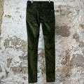 Amiri Plain Green Velour Jeans Sz 30