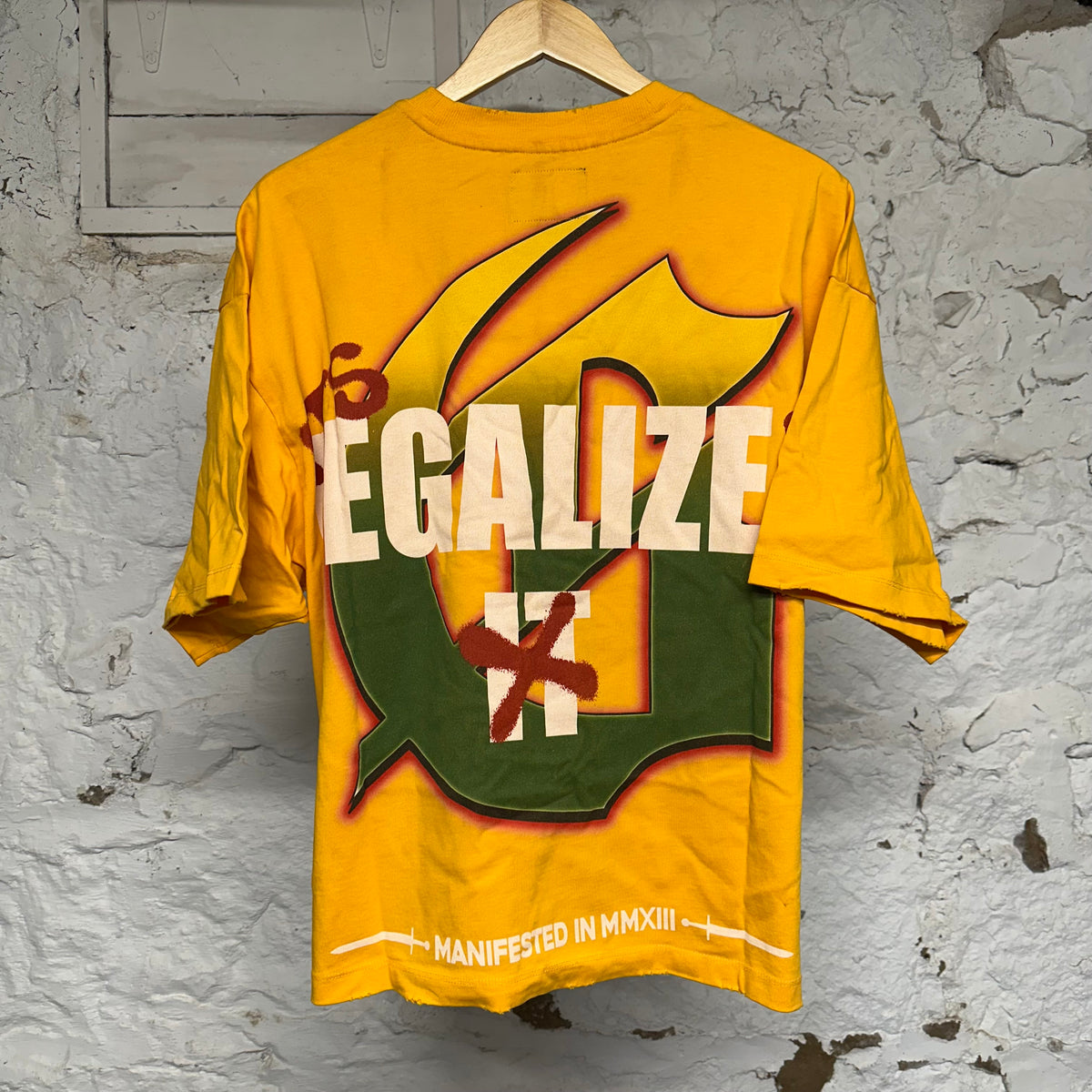 Godspeed Indoor VVS Yellow T-Shirt Sz S