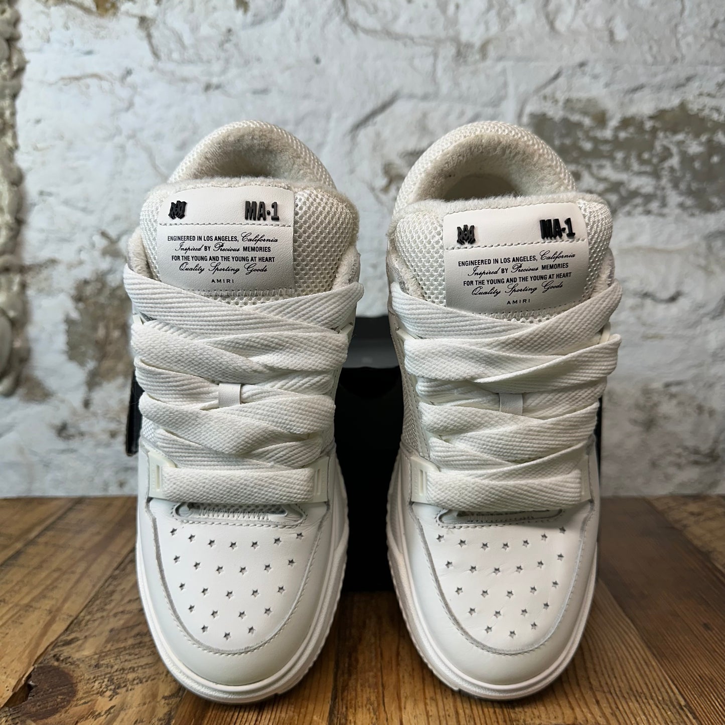 Amiri MA-1 Triple White Sneaker Sz 8 (41)
