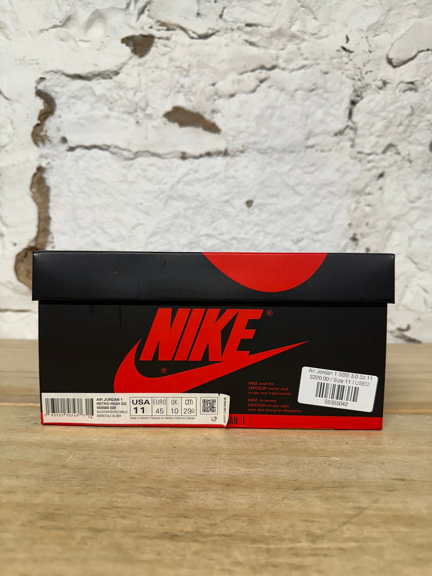 Air Jordan 1 Shattered Backboard 3.0 Sz 11