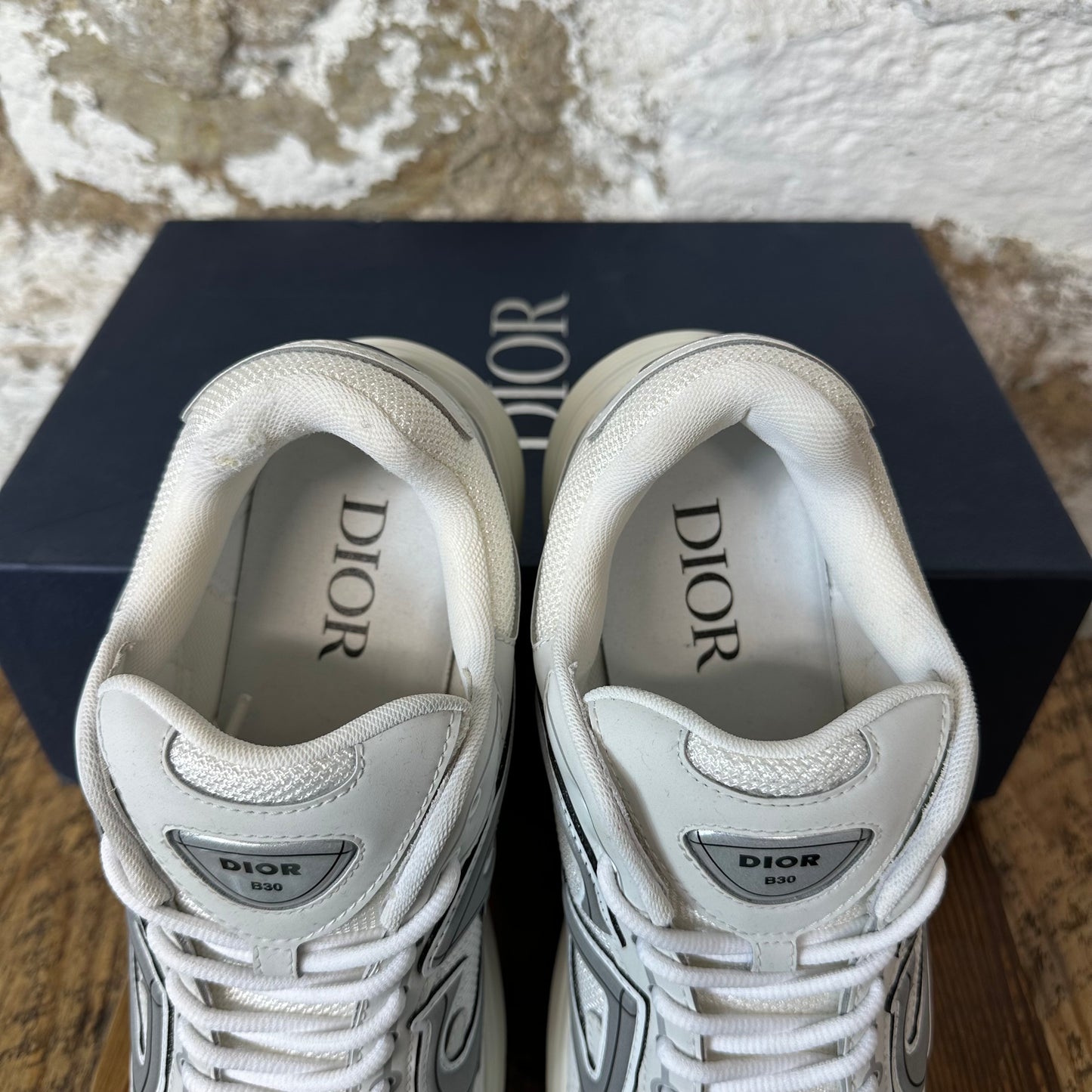 Dior B30 Triple White Grey Sneaker Sz 10 (43)