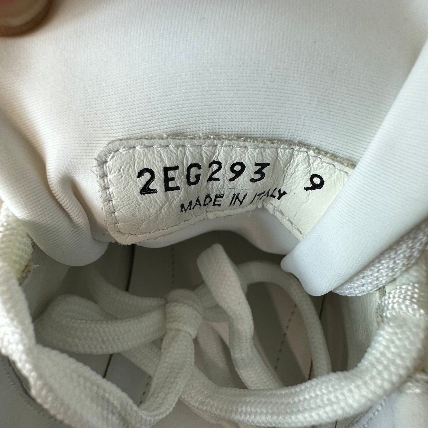 Prada Cloudbust Thunder Triple White Sneaker Sz 9