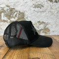 Amiri Black Star Black Trucker Hat