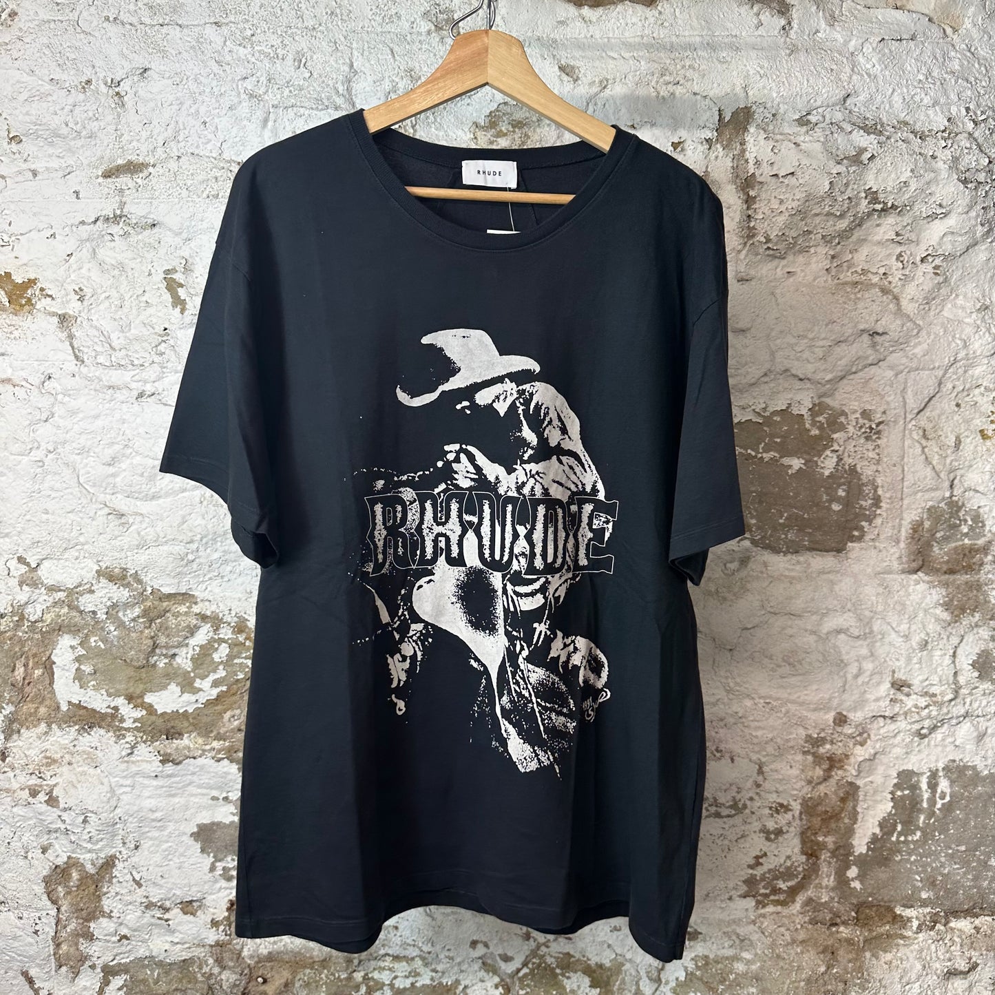 Rhude Cowboy T-shirt Black Sz S