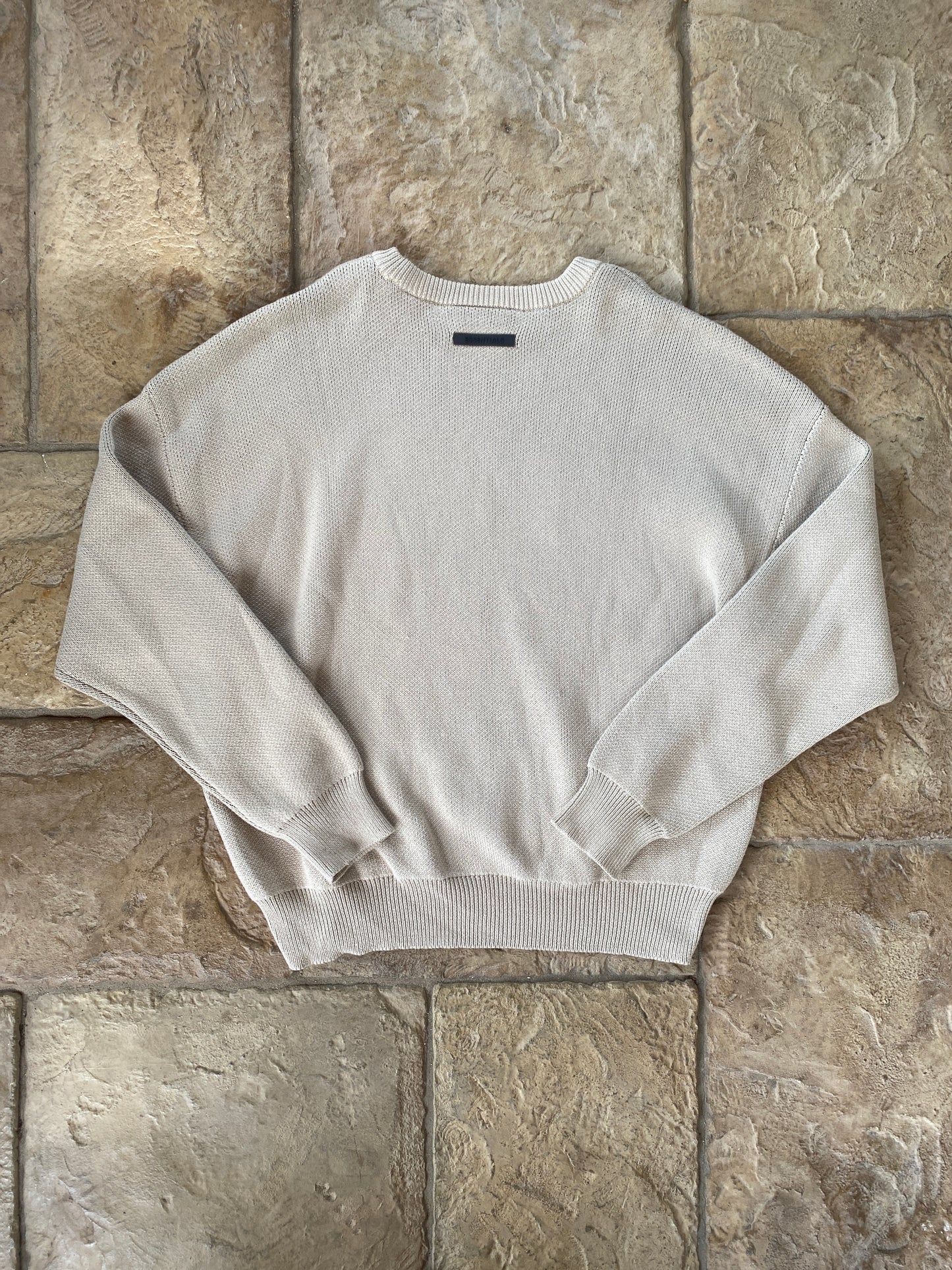 Fear of God Essentials Linen Sweater Sz 2XL