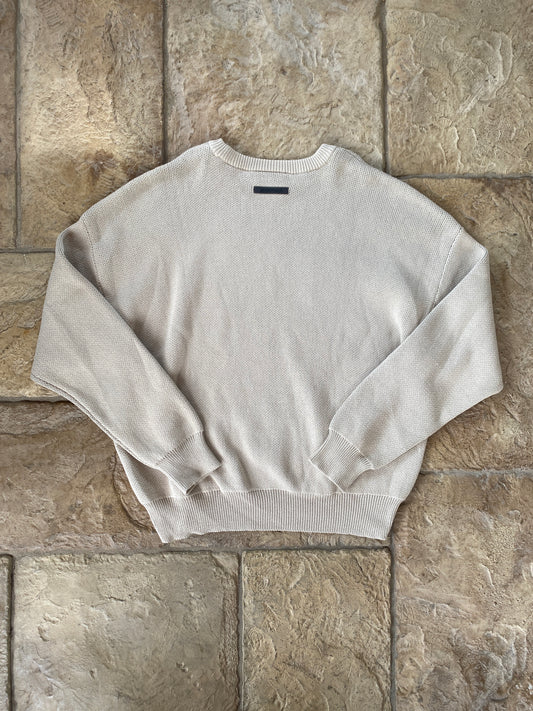 Fear of God Essentials Linen Sweater Sz 2XL