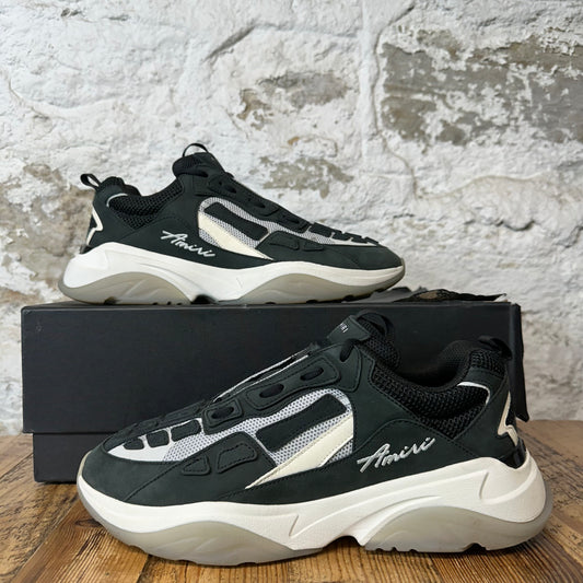 Amiri Black White Cream Bone Runner Sneaker Sz 11 (44)