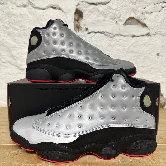 Air Jordan 13 3M Reflective Silver Sz 10 DS