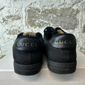 Gucci Screener Triple Black Monogram Sneaker Sz 8.5