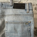 Amiri MX1 Black White Tie Dye Blue Denim Jeans Sz 34