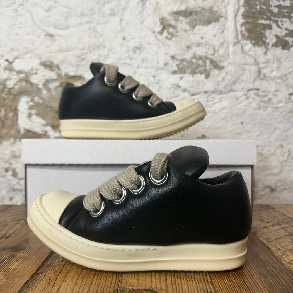 Rick Owens Jumbo Lace Puffer Black Milk Sneaker Sz 4.5 (36) No Box