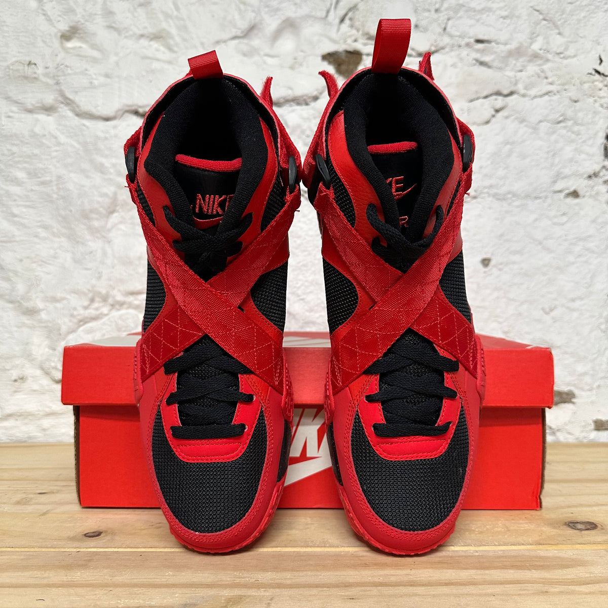 Nike Air Raid University Red Sz 10 DS