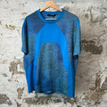Louis Vuitton 2054 Intarsia Blue Monogram T-shirt Sz M