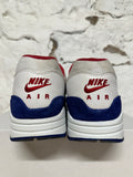 Nike Air Max 1 White Red Blue Sz 13