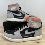 Air Jordan 1 High Neutral Grey Hyper Crimson Sz 9.5