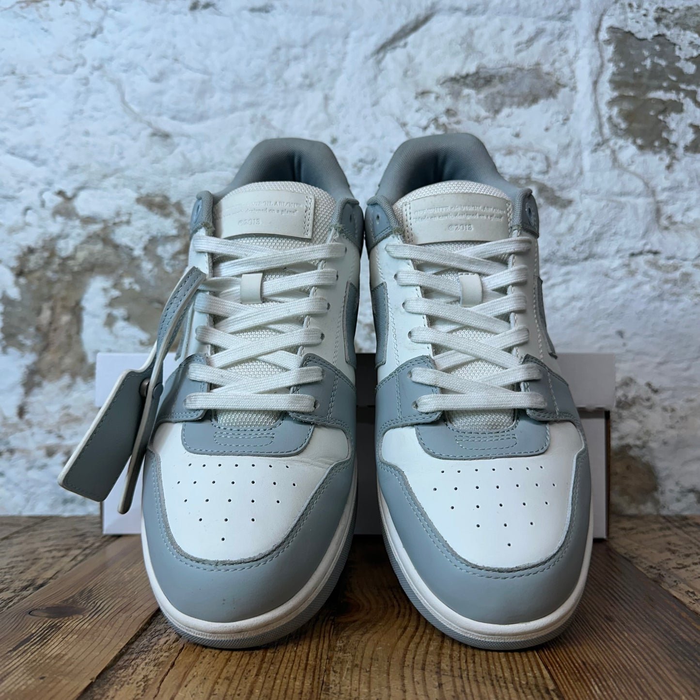 Off White Out Of Office Grey White Sneaker Sz 11 (44)