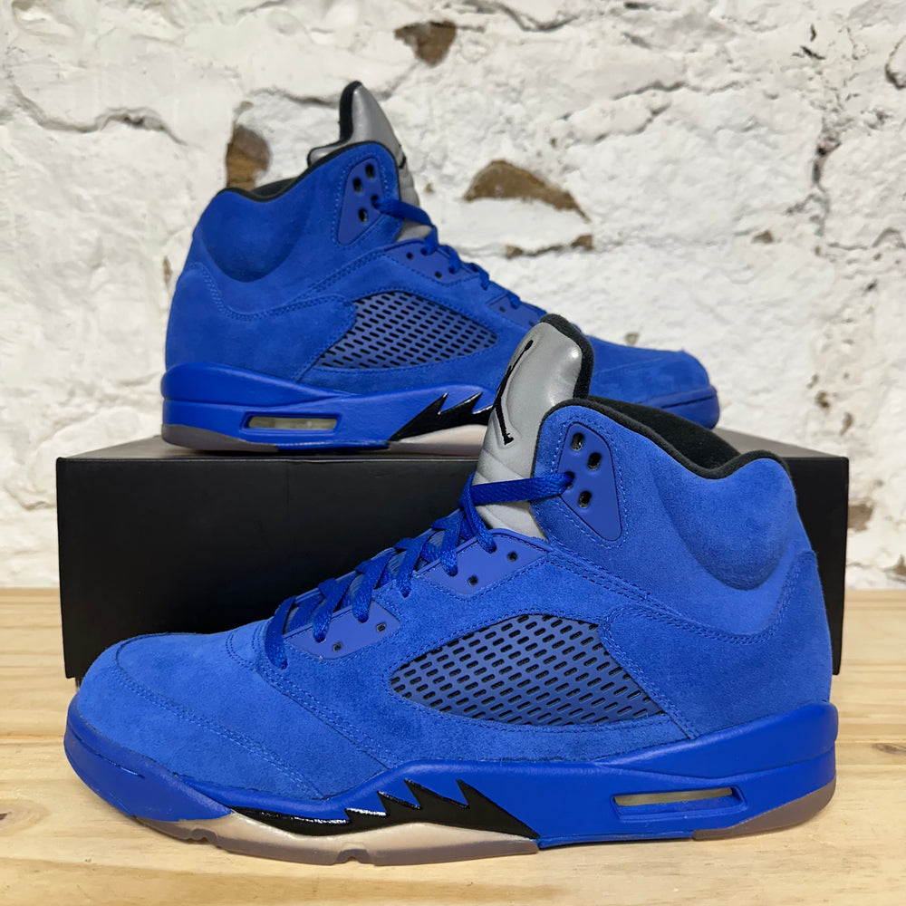 Air Jordan 5 Blue Suede Sz 13 DS