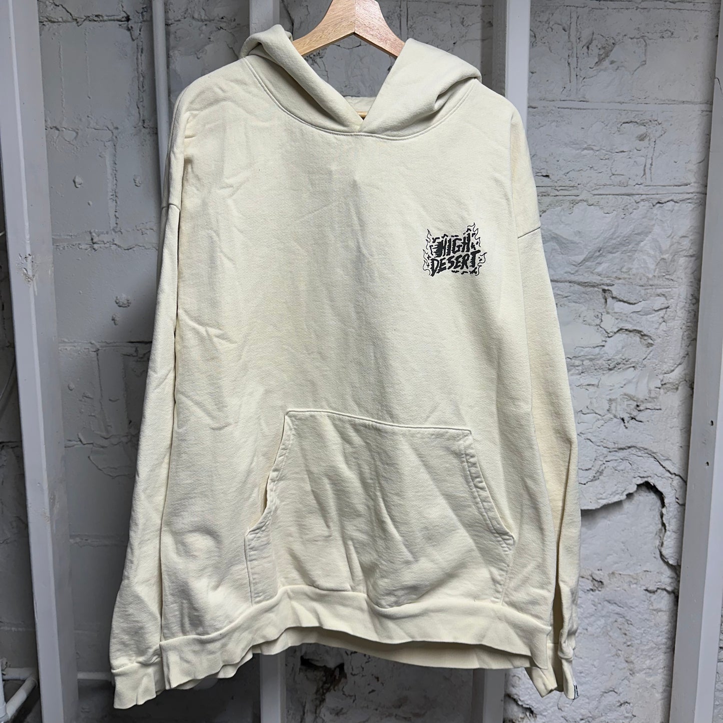 Warren Lotas High Desert Cream Hoodie Sz 2XL
