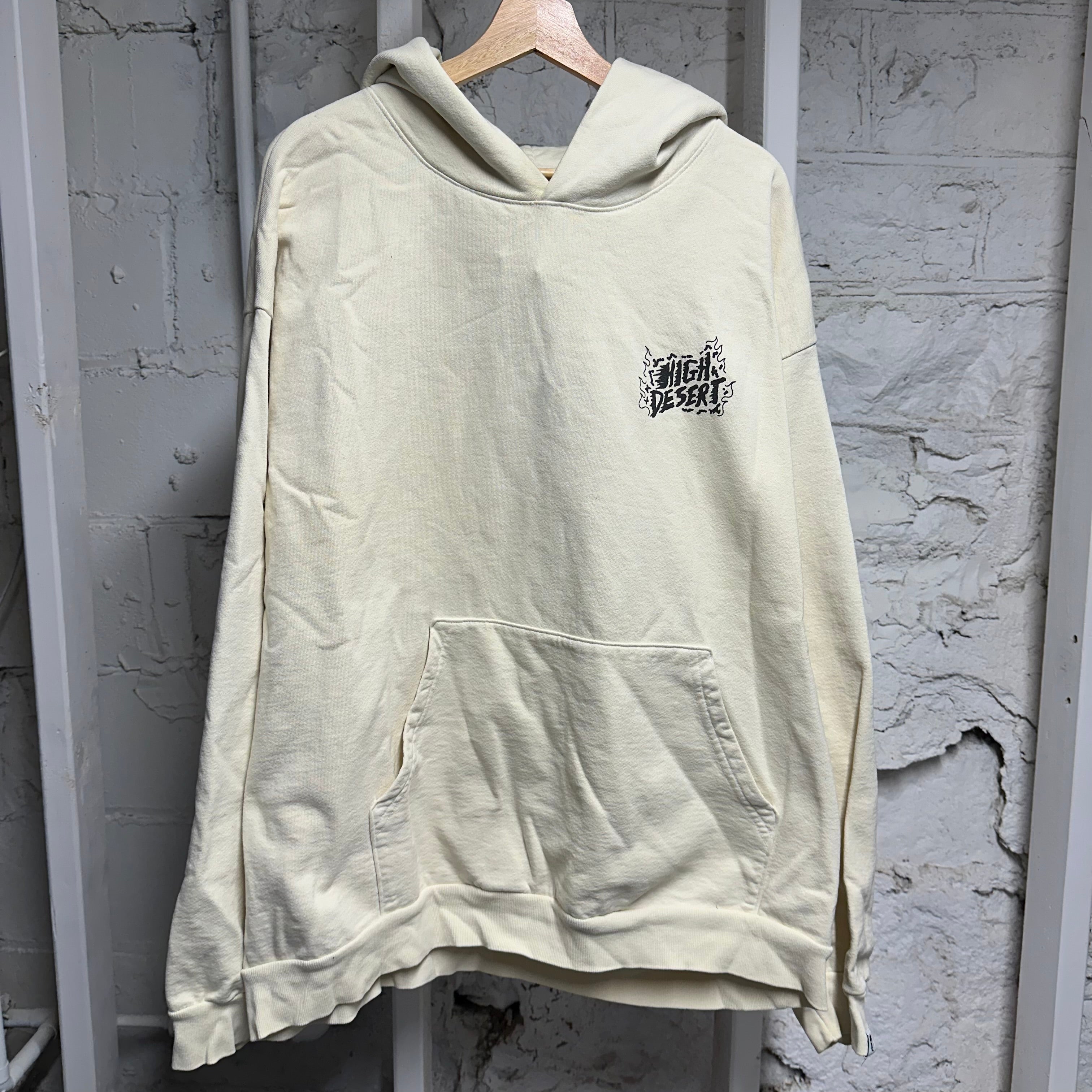 Warren Lotas High Desert Cream Hoodie Sz 2XL