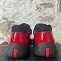 Prada Americas Cup Navy Red Patent Black Sneaker Sz 11