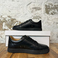 Christian Louboutin Low Black Leather Sneaker Sz 5 (37)
