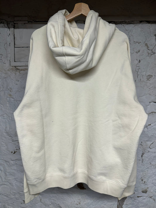 Gucci Navy Red Stripe Hoodie Cream Sz XL