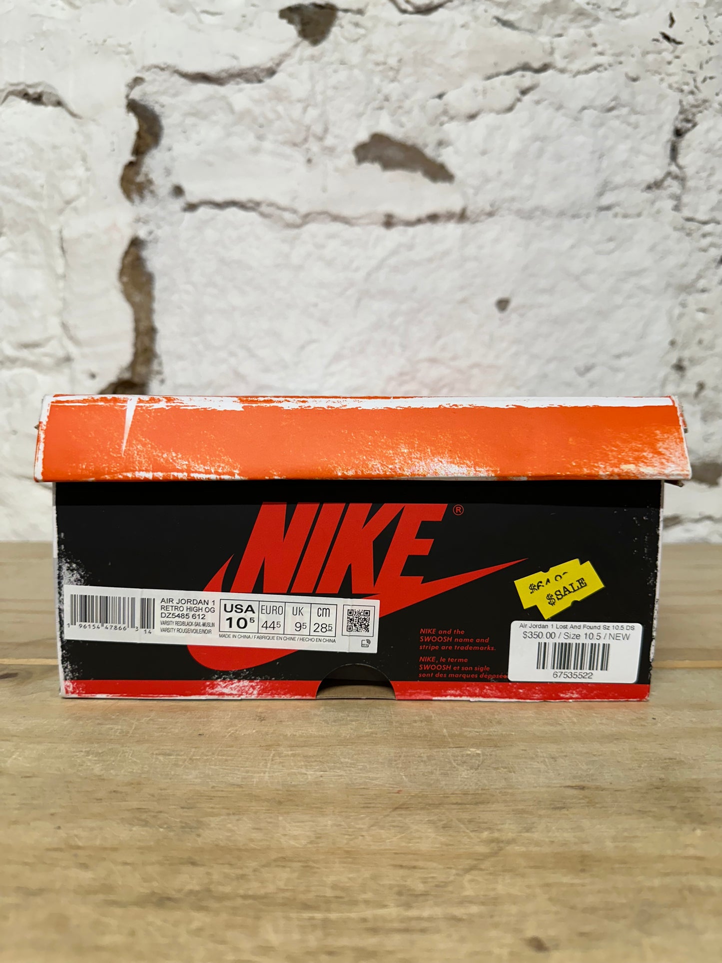 Air Jordan 1 High Chicago Lost And Found Sz 10.5 DS