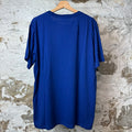 Celine Triomphe Logo Blue T-Shirt Sz L