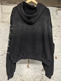 Vale Spider Black Zip Up Hoodie Sz XXL
