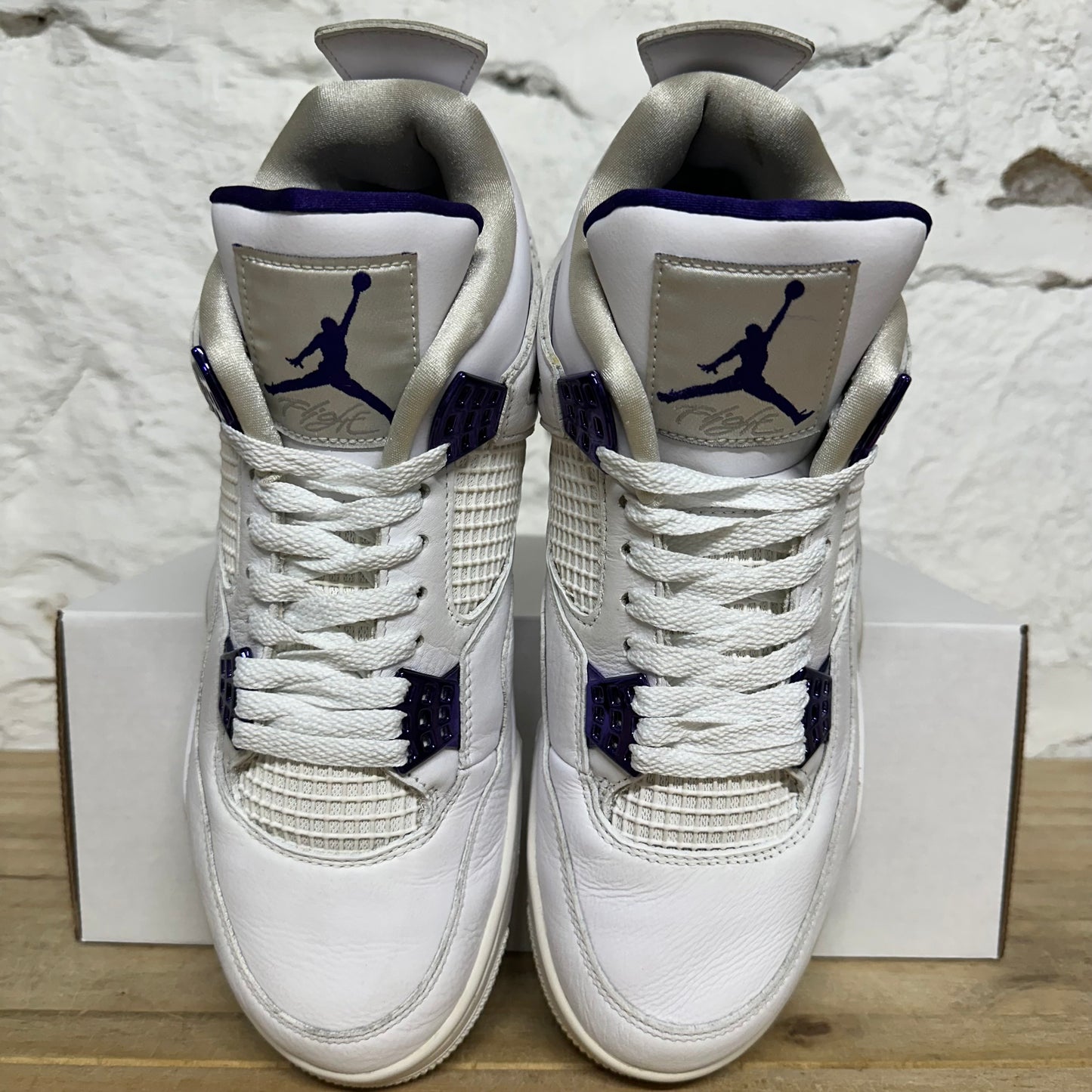 Air Jordan 4 Metallic Purple Sz 10