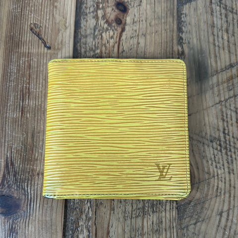 LV Yellow Epi Bifold Wallet