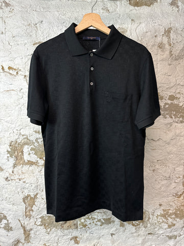 Louis Vuitton Black Damier Polo Sz L