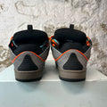 Lanvin Curb Grey Orange 3M Sneaker Sz 8 (41)