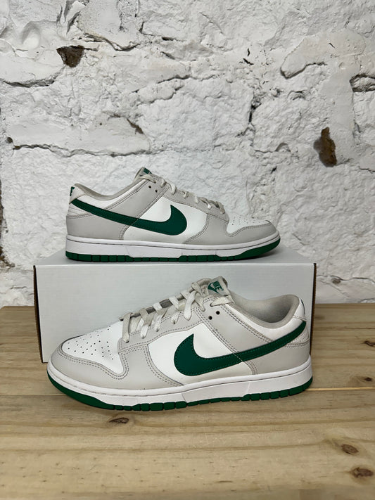 Nike Dunk Low White Green Sz 10