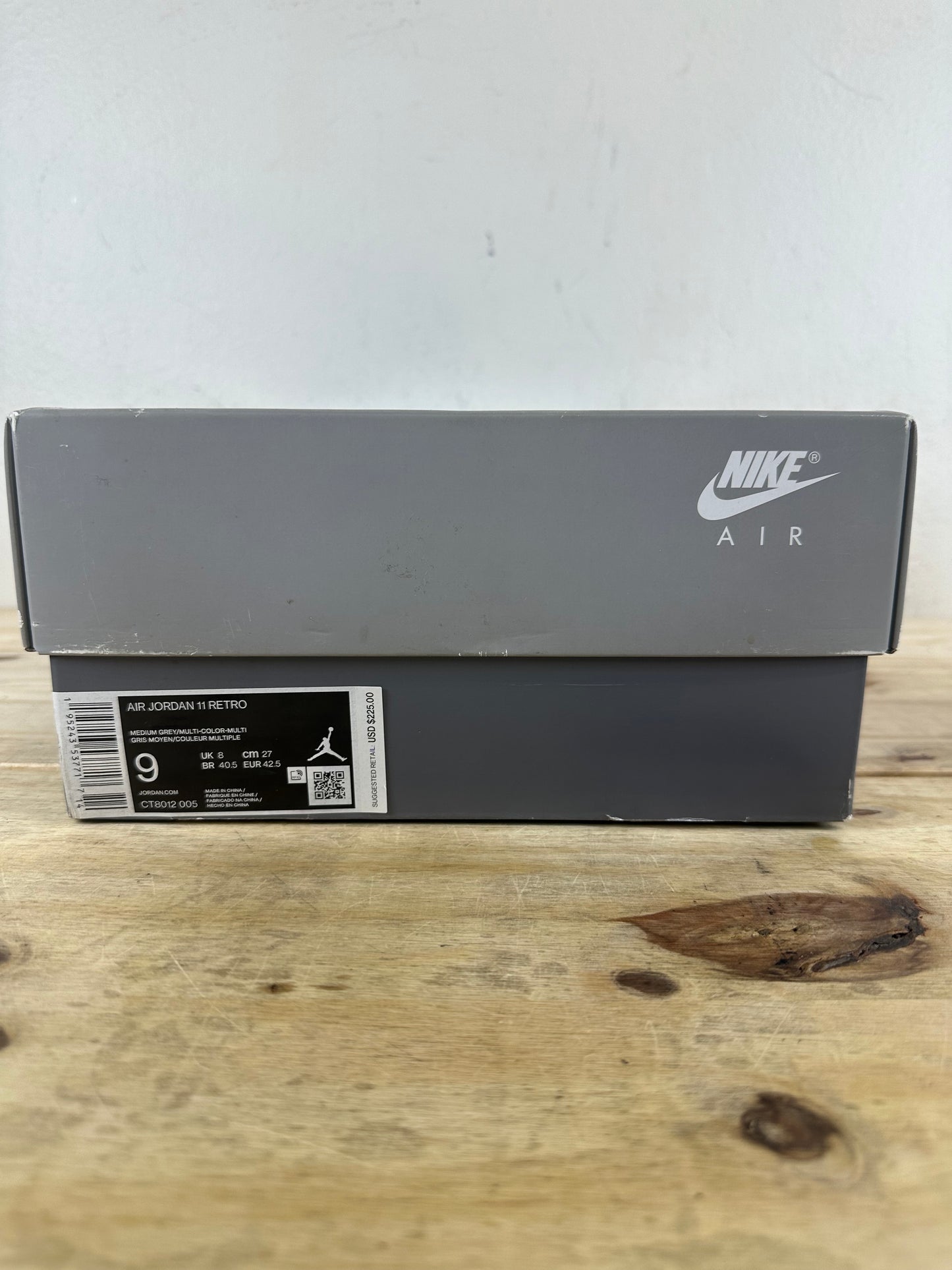 Air Jordan 11 High Cool Grey Sz 9