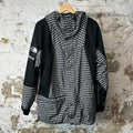 Supreme TNF Diamond Black Grey Jacket Sz S