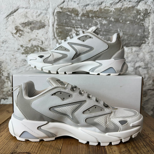Louis Vuitton White Grey Tatic Runner Sneaker Sz 9 (7.5LV)