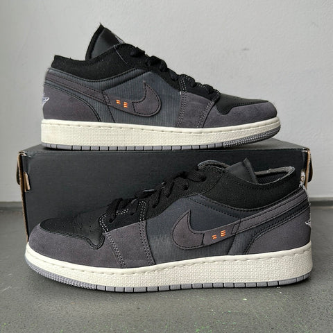 Air Jordan 1 Low Craft Inside Out Black Sz 7Y