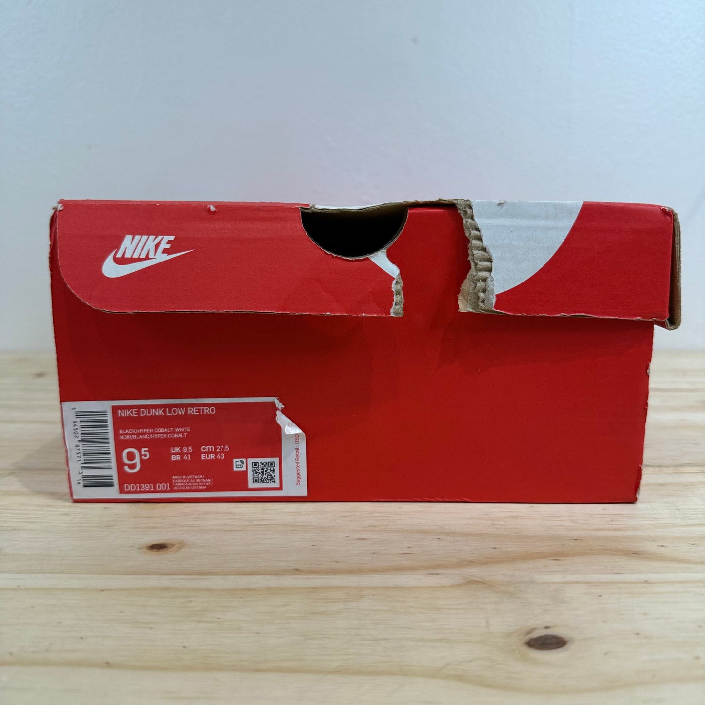 Nike Dunk Low Hyper Cobalt Sz 9.5