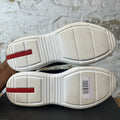 Prada Americas Cup Navy Patent Grey White Sneaker Sz 6 (38.5)