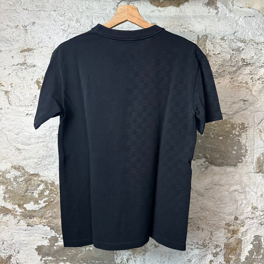 Louis Vuitton Split Damier Pocket Black T-Shirt Sz S