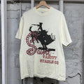Saint Vanity Stable Cream T-Shirt Sz M