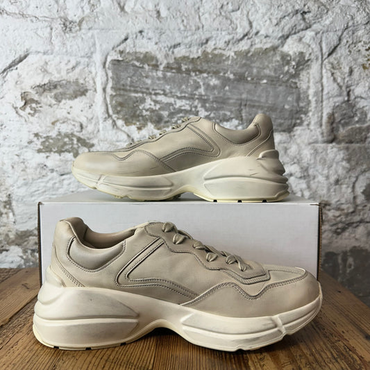 Gucci Rhyton Mouth Vintage Cream Sneaker Sz 7