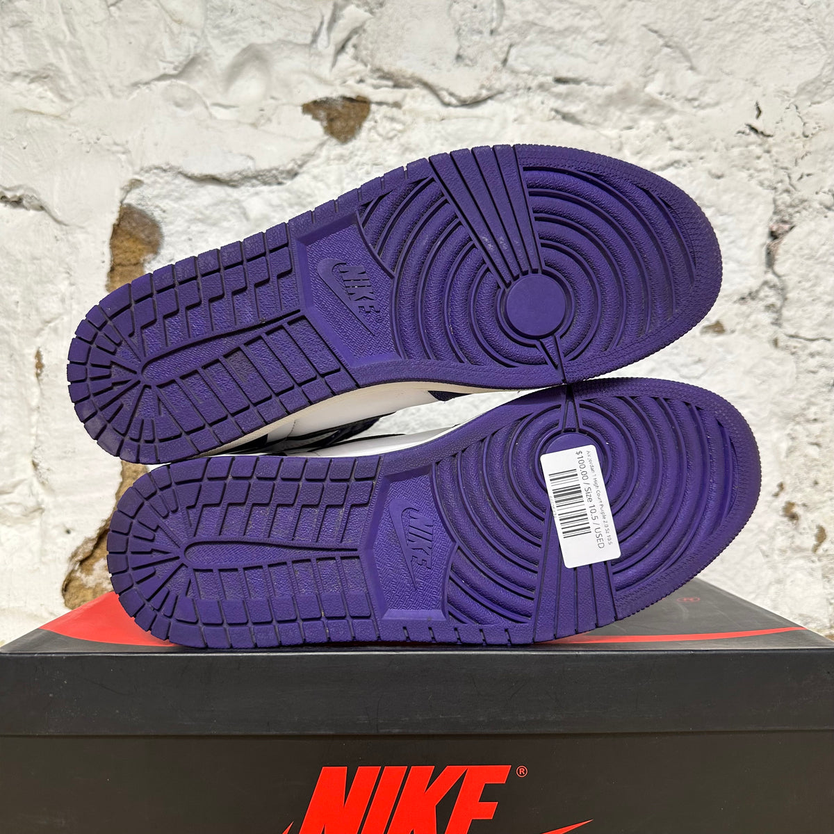 Air Jordan 1 High Court Purple 2.0 Sz 10.5