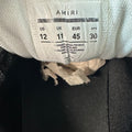 Amiri White Skeleton Black White Sneaker Sz 12 (45)