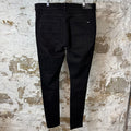 Amiri MX1 Green Paisley Black Denim Jeans Sz 38