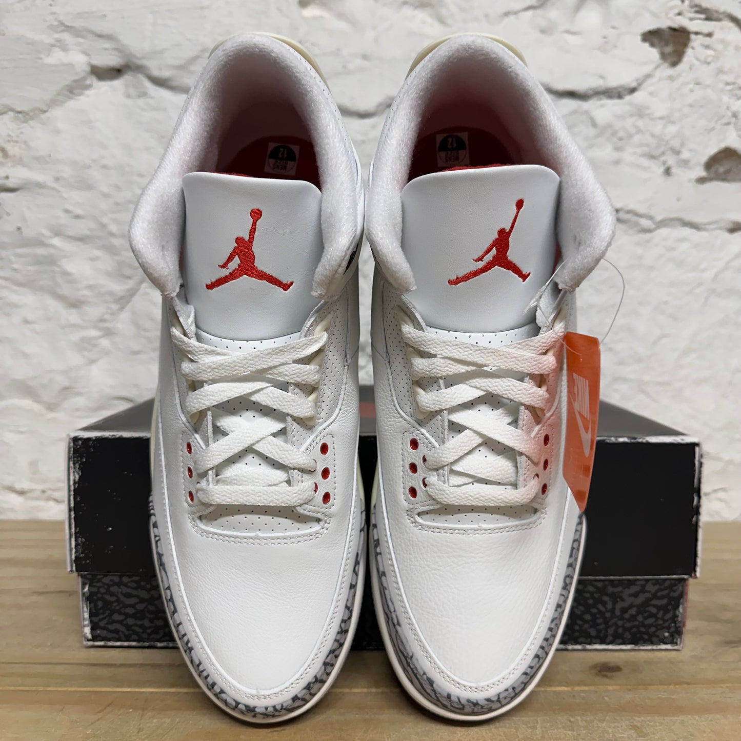 Air Jordan 3 Reimagined White Cement Sz 12 DS